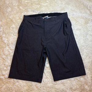 Ron Jon Men's Heather charcoal hybrid shorts 31” waist no liner 10” inseam